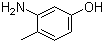 3-氨基-4-甲基苯酚分子结构 (CAS 2836-00-2)