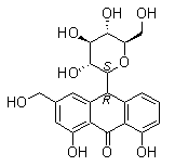 structure of CAS# 28371-16-6, 芦荟甙 B