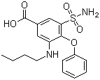 structure of CAS# 28395-03-1, Bumetanide