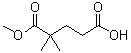 structure of CAS# 2840-71-3, 5-Methoxy-4,4-dimethyl-5-oxovaleric acid