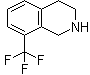 8-三氟甲基-1,2,3,4-四氢异喹啉分子结构 (CAS 284027-36-7)
