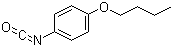 structure of CAS# 28439-86-3, 4-Butoxyphenyl isocyanate