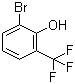 structure of CAS# 2844-05-5, 2-溴-6-(三氟甲基)苯酚