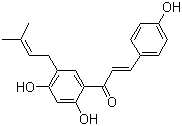 补骨脂查耳酮分子结构 (CAS 28448-85-3)