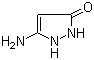 structure of CAS# 28491-52-3, 3-Amino-3-pyrazolin-5-one