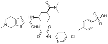 伊多塞班(SSS)-异构体对甲苯磺酸盐分子结构 (CAS 2852734-44-0)