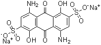 CAS # 2861-02-1, C.I. Acid Blue 45, Disodium 4,8-diamino-1,5-dihydroxyanthraquinone-2,6-disulfonate, Dyacid Blue GL, Dycosacid Blue B, Egacid Blue B, Egacid Blue BG, Eloxone Blue RL, Erio Cyanine S, Erio Fast Cyanine S Conc, Ext D and C Blue No. 4, Fast Bond Blue GDS