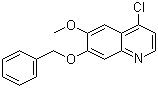 7-苄氧基-4-氯-6-甲氧基喹啉分子结构 (CAS 286371-49-1)