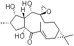 CAS # 28649-60-7, Epoxylathyrol, (1aR,2E,2'R,4aR,6S,7S,7aR,8S,11aS)-1a,4a,5,6,7,7a,8,10,11,11a-Decahydro-4a,7,8-trihydroxy-1,1,3,6-tetramethylspiro[9H-cyclopenta[a]cyclopropa[f]cycloundecene-9,2'-oxiran]-4(1H)-one