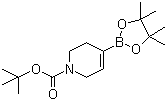 N-Boc-1,2,5,6-四氢吡啶-4-硼酸频哪醇酯分子结构 (CAS 286961-14-6)