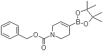 N-苄氧羰基-3,6-二氢-2H-吡啶-4-硼酸频哪醇酯分子结构 (CAS 286961-15-7)