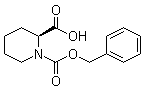 structure of CAS# 28697-11-2, (S)-(-)-N-苄氧羰基哌啶-2-甲酸