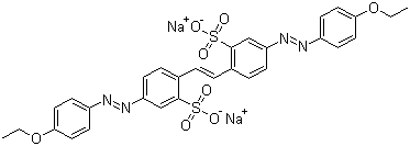 structure of CAS# 2870-32-8, 直接黄 12