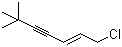 CAS # 287471-30-1, 1-Chloro-6,6-dimethyl-2-hepten-4-yne