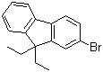 2-溴-9,9-二乙基芴分子结构 (CAS 287493-15-6)