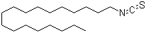 十八烷基异硫氰酸酯分子结构 (CAS 2877-26-1)