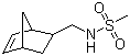 N-(5-降冰片烯-2-甲基)甲磺酰胺分子结构 (CAS 287923-89-1)