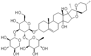 慈溪麦冬甙 A分子结构 (CAS 288143-27-1)