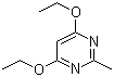 CAS # 28824-75-1, 2-Methyl-4,6-diethoxypyrimidine, 4,6-Diethoxy-2-methylpyrimidine