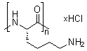 聚(L-赖氨酸)盐酸盐分子结构 (CAS 28826-16-6)