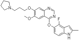 西地尼布分子结构 (CAS 288383-20-0)