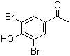 structure of CAS# 2887-72-1, 3',5'-二溴-4'-羟基苯乙酮