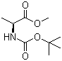 CAS 登录号：28875-17-4, N-叔丁氧羰基-L-丙氨酸甲酯