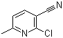 structure of CAS# 28900-10-9, 2-氯-6-甲基-3-吡啶甲腈