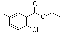 2-氯-5-碘苯甲酸乙酯分子结构 (CAS 289039-54-9)