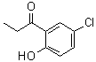 CAS # 2892-16-2, 5'-Chloro-2'-hydroxypropiophenone, 1-(5-Chloro-2-hydroxyphenyl)-1-propanone, 1-(5-Chloro-2-hydroxyphenyl)propan-1-one, 2'-Hydroxy-5'-chloropropiophenone