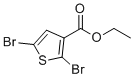 乙基2,5-二溴噻吩-3-羧酸酯分子结构 (CAS 289470-44-6)