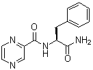 N-[(1S)-2-氨基-2-氧代-1-(苯基甲基)乙基]-2-吡嗪甲酰胺分子结构 (CAS 289472-80-6)