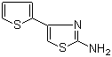 2-(2-氨基-4-噻唑基)噻吩分子结构 (CAS 28989-50-6)