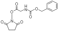 structure of CAS# 2899-60-7, N-[(苯基甲氧基)羰基]甘氨酸 2,5-二氧代-1-吡咯烷基酯