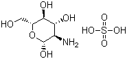 structure of CAS# 29031-19-4, 氨基葡萄糖硫酸盐