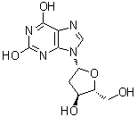 structure of CAS# 29049-22-7, 2'-脱氧黄苷