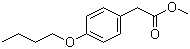structure of CAS# 29056-06-2, 对丁氧基苯乙酸甲酯