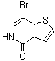 structure of CAS# 29079-94-5, 7-溴-5H-噻吩并[3,2-c]吡啶-4-酮
