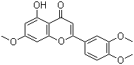 structure of CAS# 29080-58-8, 7,3',4'-Tri-O-methylluteolin