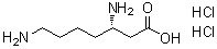 structure of CAS# 290835-83-5, (3S)-3,7-Diaminoheptanoic acid dihydrochloride
