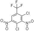 2,4-二氯-3,5-二硝基三氟甲苯分子结构 (CAS 29091-09-6)