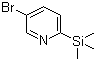 structure of CAS# 291312-74-8, 5-溴-2-(三甲基硅基)吡啶