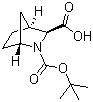 structure of CAS# 291775-59-2, (1R,3S,4S)-N-Boc-2-azabicyclo[2.2.1]heptane-3-carboxylic acid