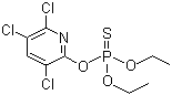 structure of CAS# 2921-88-2, Chlorpyrifos
