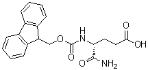 (4R)-5-氨基-4-[[芴甲氧羰基]氨基]-5-氧代戊酸分子结构 (CAS 292150-20-0)