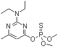 structure of CAS# 29232-93-7, 甲基嘧啶磷