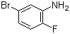 structure of CAS# 2924-09-6, 5-溴-2-氟苯胺