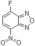 4-氟-7-硝基苯并-2-氧杂-1,3-二唑分子结构 (CAS 29270-56-2)