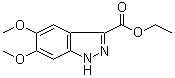 CAS # 29281-06-9, Ethyl 5,6-dimethoxy-1H-indazole-3-carboxylate, Ethyl 5,6-dimethoxyindazole-3-carboxylate