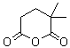 structure of CAS# 2938-48-9, 二氢-3,3-二甲基-2H-吡喃-2,6(3H)-二酮